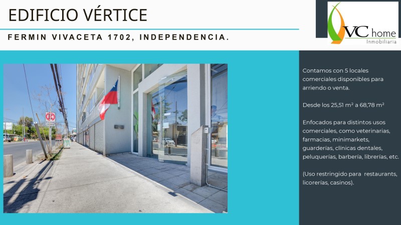 Imagen de Venta Local en Independencia - LOCALES EN VENTA EN VIVACETA INDEPENDENCIA - 43 m² - 1D - 1B (Cod. 33410)