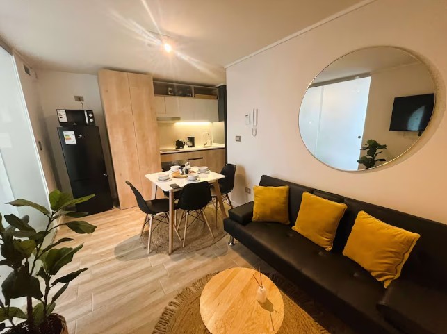 Imagen de Arriendo Departamento en Santiago - A PASOS DE VICUÑA MACKENNA METRO BUSTAMANTE - 35 m² - 1D - 1B (Cod. 36983)