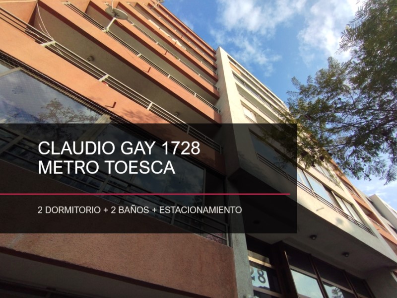 Imagen de Venta Departamento en Santiago - JUNTO AL METRO TOESCA - 43 m² - 2D - 2B (Cod. 39325)