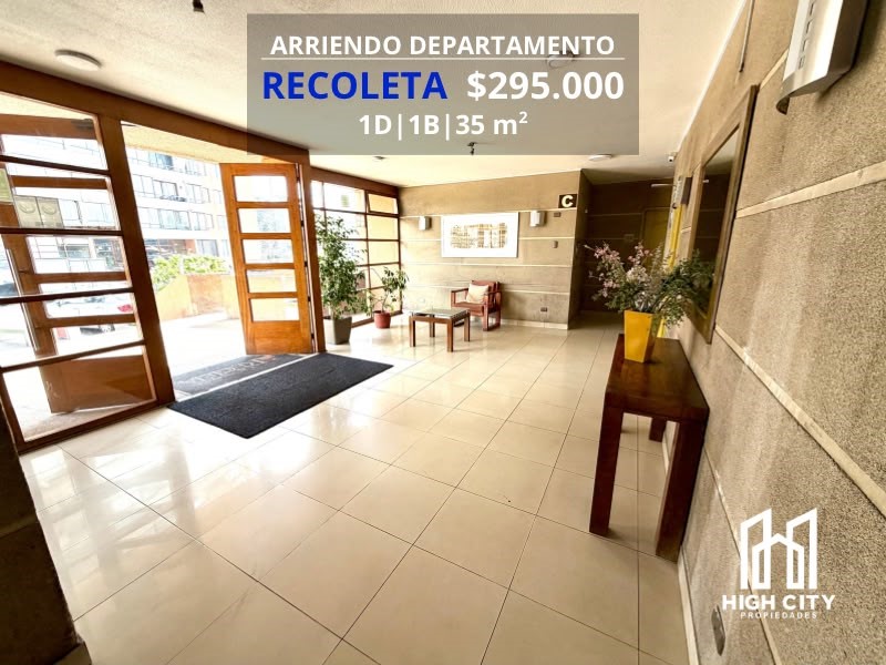 Imagen de Arriendo Departamento en Recoleta - LA PAZ 477 RECOLETA - 35 m² - 1D - 1B (Cod. 39535)